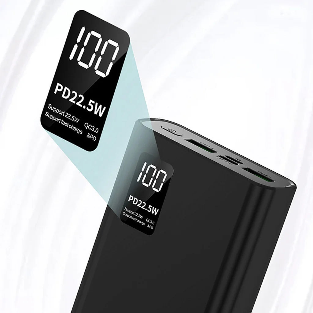 Power Bank 20.000mAh 22.5W com Display Digital