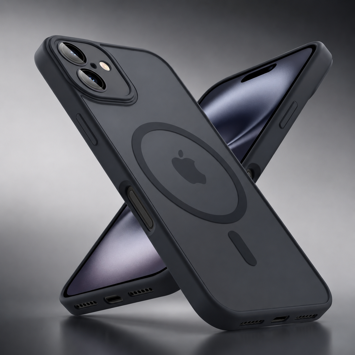 Capa Magnética Fosca para iPhone Compatível com MagSafe