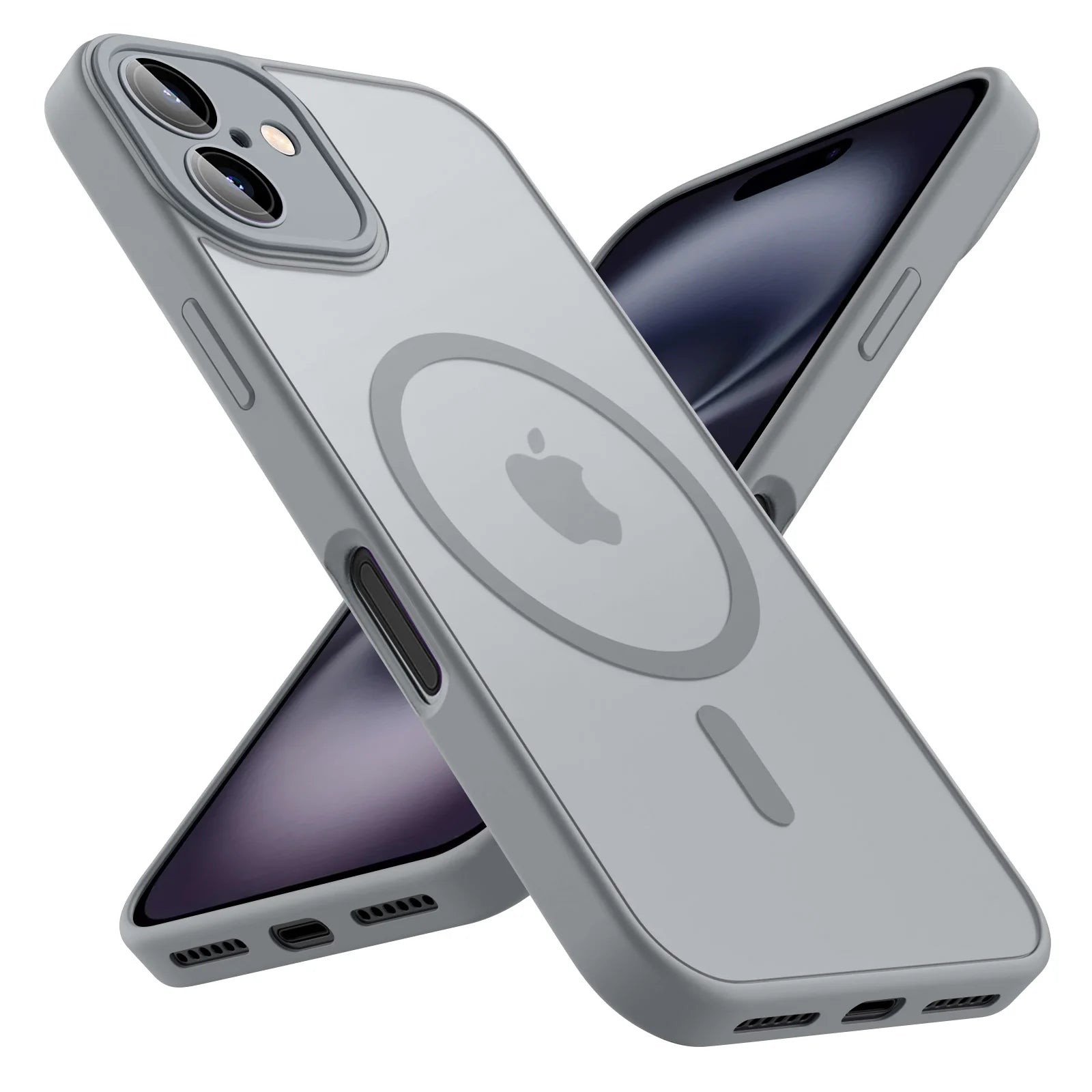 Capa Magnética Fosca para iPhone Compatível com MagSafe