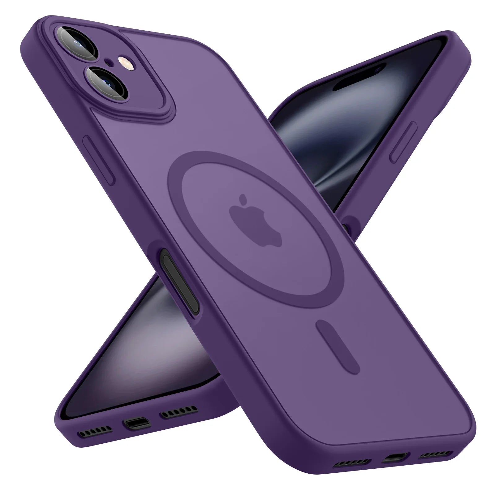 Capa Magnética Fosca para iPhone Compatível com MagSafe