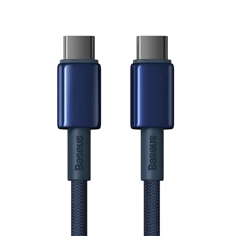 Cabo USB-C Baseus 100W PD | Carregamento Rápido e Alta Durabilidade