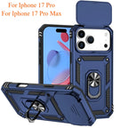 Capa Armor Magnética com Suporte Giratório para iPhone | Proteção Militar