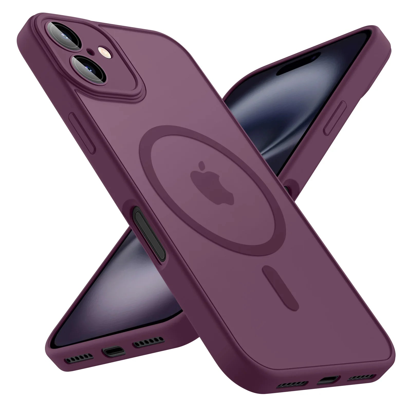 Capa Magnética Fosca para iPhone Compatível com MagSafe