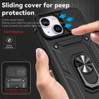 Capa Armor Magnética com Suporte Giratório para iPhone | Proteção Militar