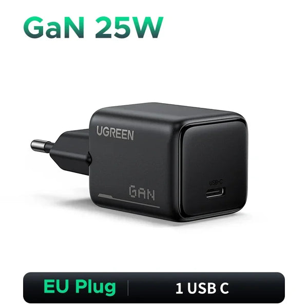 Carregador USB-C GaN UGREEN 45W | PD 3.0, PPS e QC 3.0
