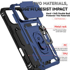 Capa Armor Magnética com Suporte Giratório para iPhone | Proteção Militar