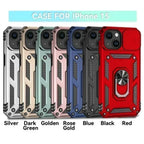 Capa Armor Magnética com Suporte Giratório para iPhone | Proteção Militar