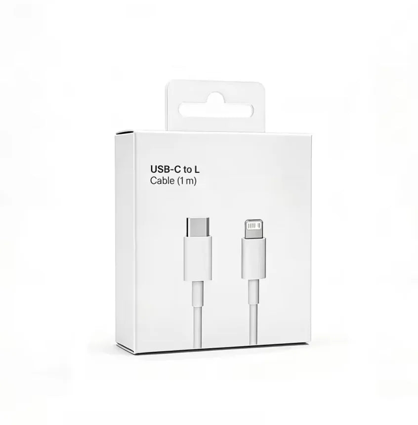 Cabo USB-C para iPhone 20W Carregamento Rápido PD