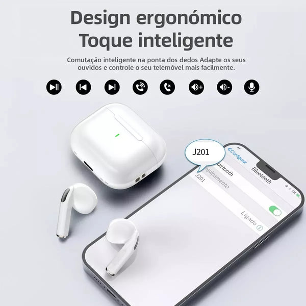 Fone Bluetooth 5.3 Esportivo | Redução de Ruído e Proteção à Água