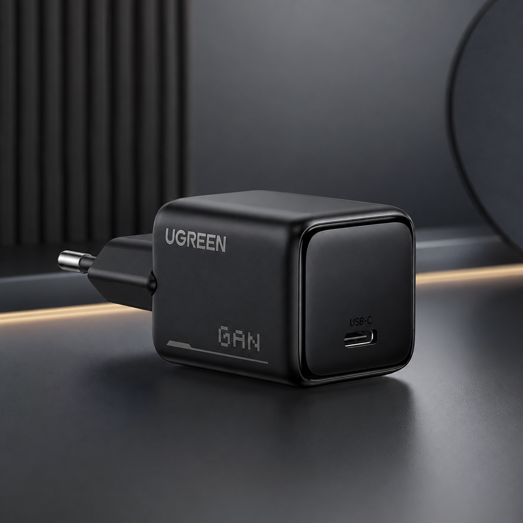 Carregador USB-C GaN UGREEN 45W | PD 3.0, PPS e QC 3.0