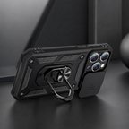 Capa Armor Magnética com Suporte Giratório para iPhone | Proteção Militar