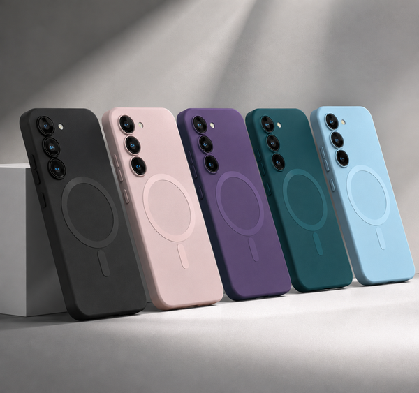 Capa Magnética Antichoque para Samsung Galaxy | Compatível com MagSafe