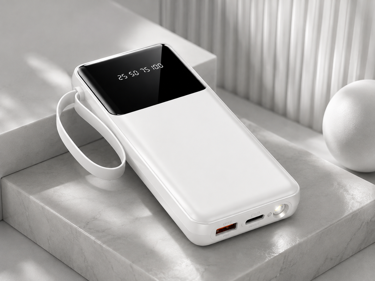 Power Bank 20.000mAh 22.5W com Display Digital | Nexora Tecnologia